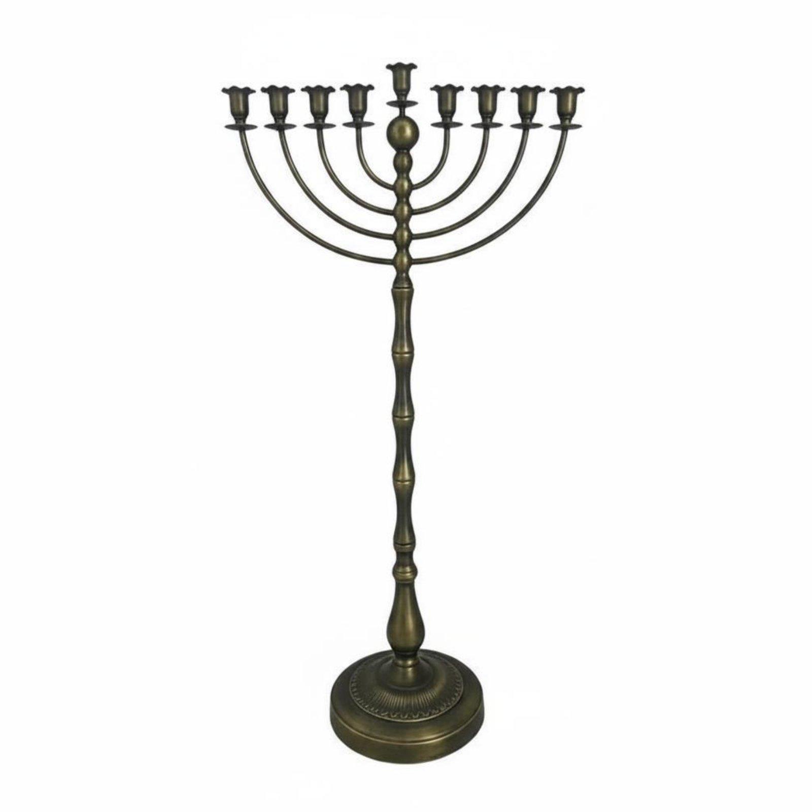 Home & Bathroom Building Products Pte Ltd Photos - Antique Bronze Menorah Stand Metal Construction