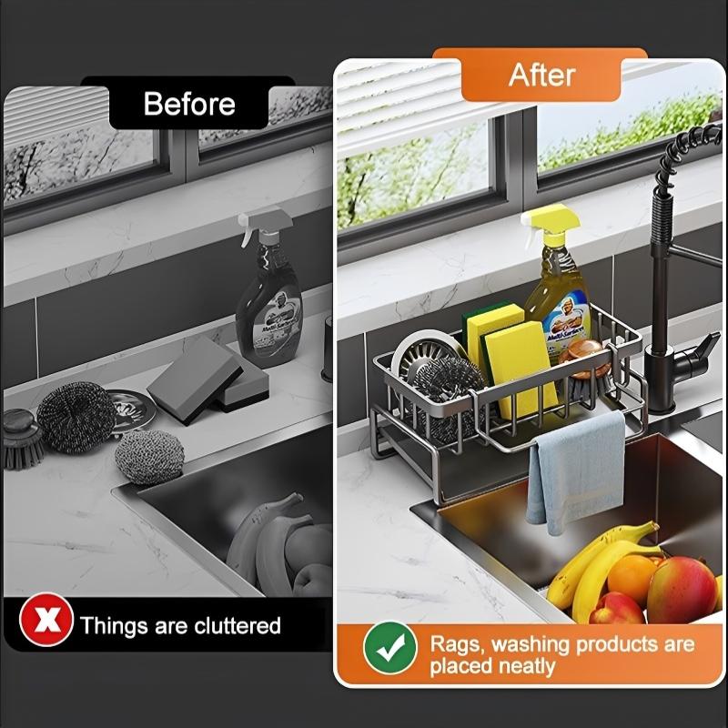 Sponge Drainer Rack With Towel - огляд і ціна Home Depot Bathroom Sink