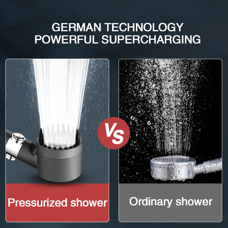 High-pressure Shower Head 3-mo - огляд і ціна Home Bathroom Taps