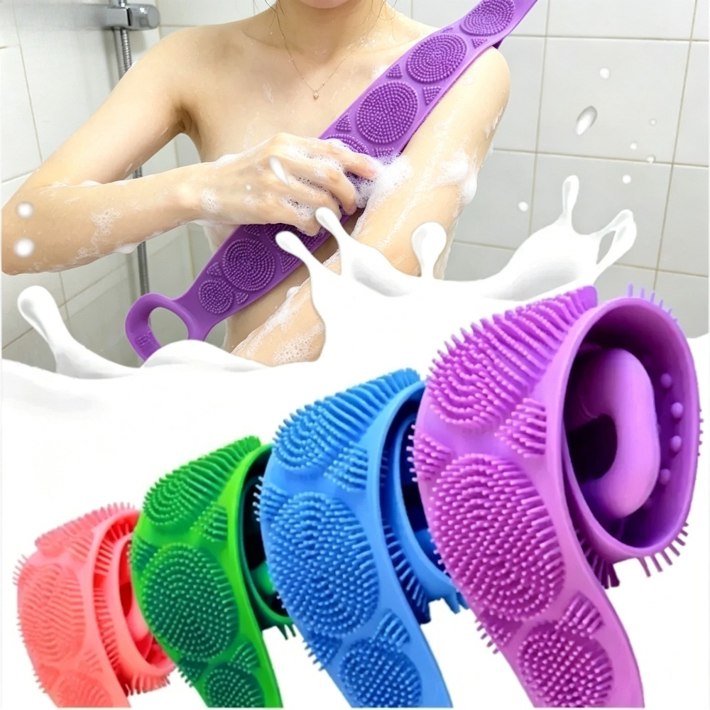 Silicone Shower Back Brush Bel - огляд і ціна Home Bathroom Cleaning Machine