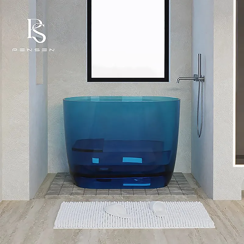 Transparent Resin Deep Soak Ba - огляд і ціна Home Bathroom Spa