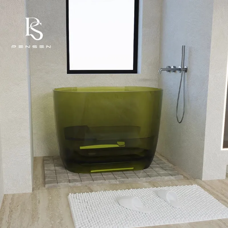 Transparent Resin Deep Soak Ba - огляд і ціна Home Bathroom Spa