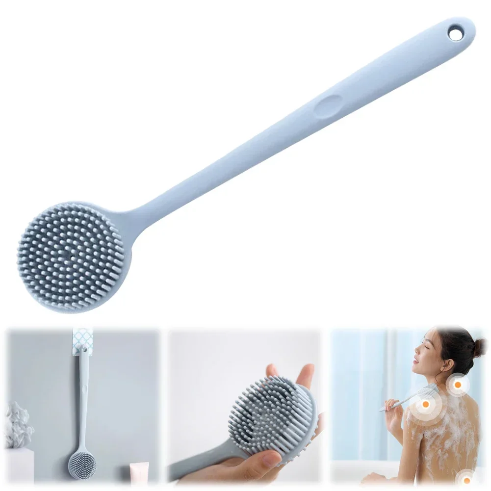 Silicone Long Handle Shower Br - огляд і ціна Home Bathroom Cleaning Machine