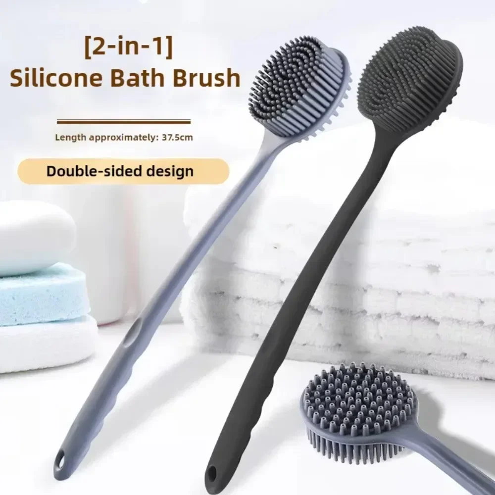 Silicone Long Handle Shower Br - огляд і ціна Home Bathroom Cleaning Machine