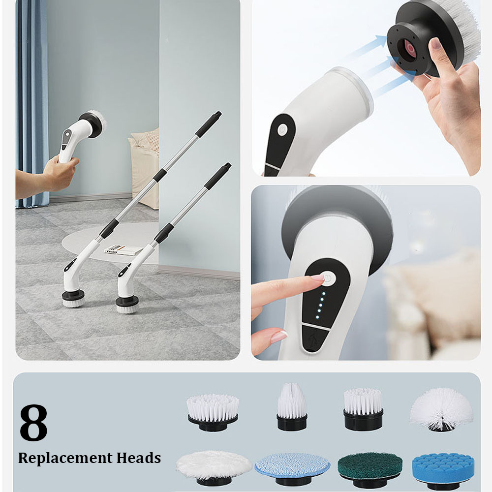 Cordless Spin Scrubber Electri - огляд і ціна Home Bathroom Cleaning Machine