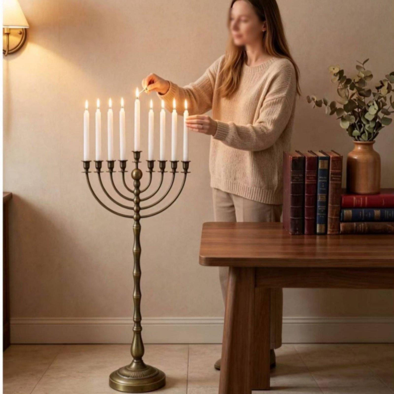 Antique Bronze Menorah Stand M - огляд і ціна Home & Bathroom Building Products Pte Ltd Photos