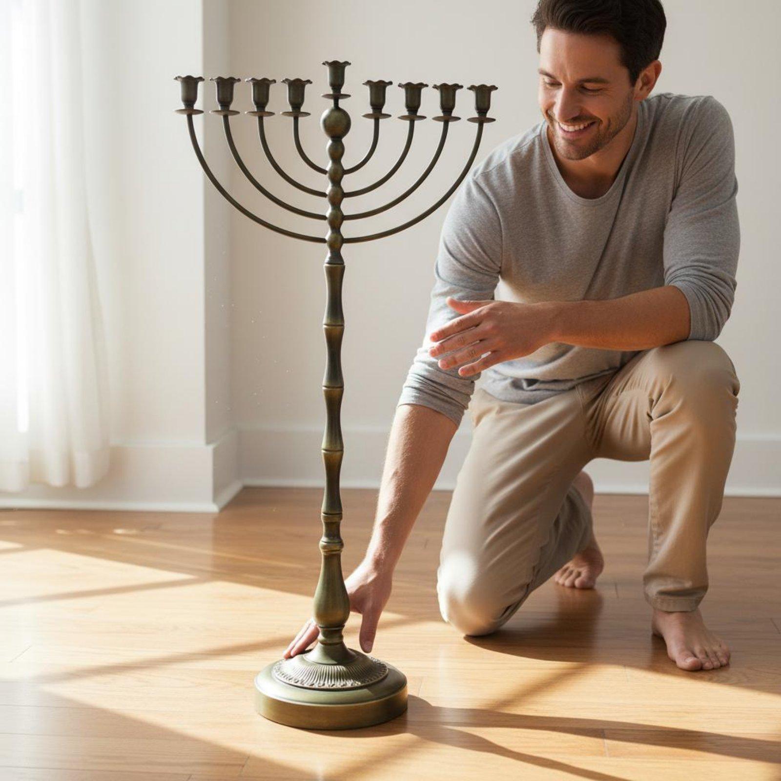Antique Bronze Menorah Stand M - огляд і ціна Home & Bathroom Building Products Pte Ltd Photos