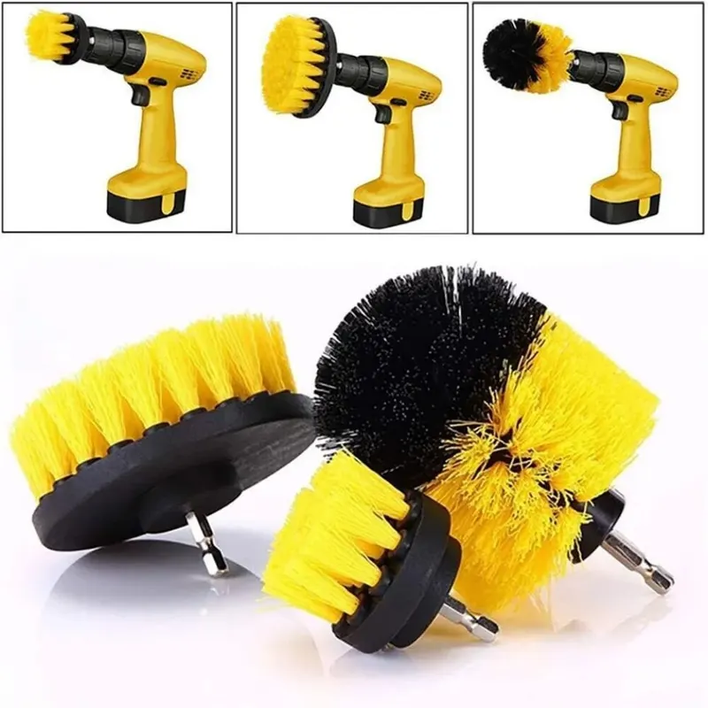 3 pcs/set drill brush set powe - огляд і ціна Home Bathroom Cleaning Machine