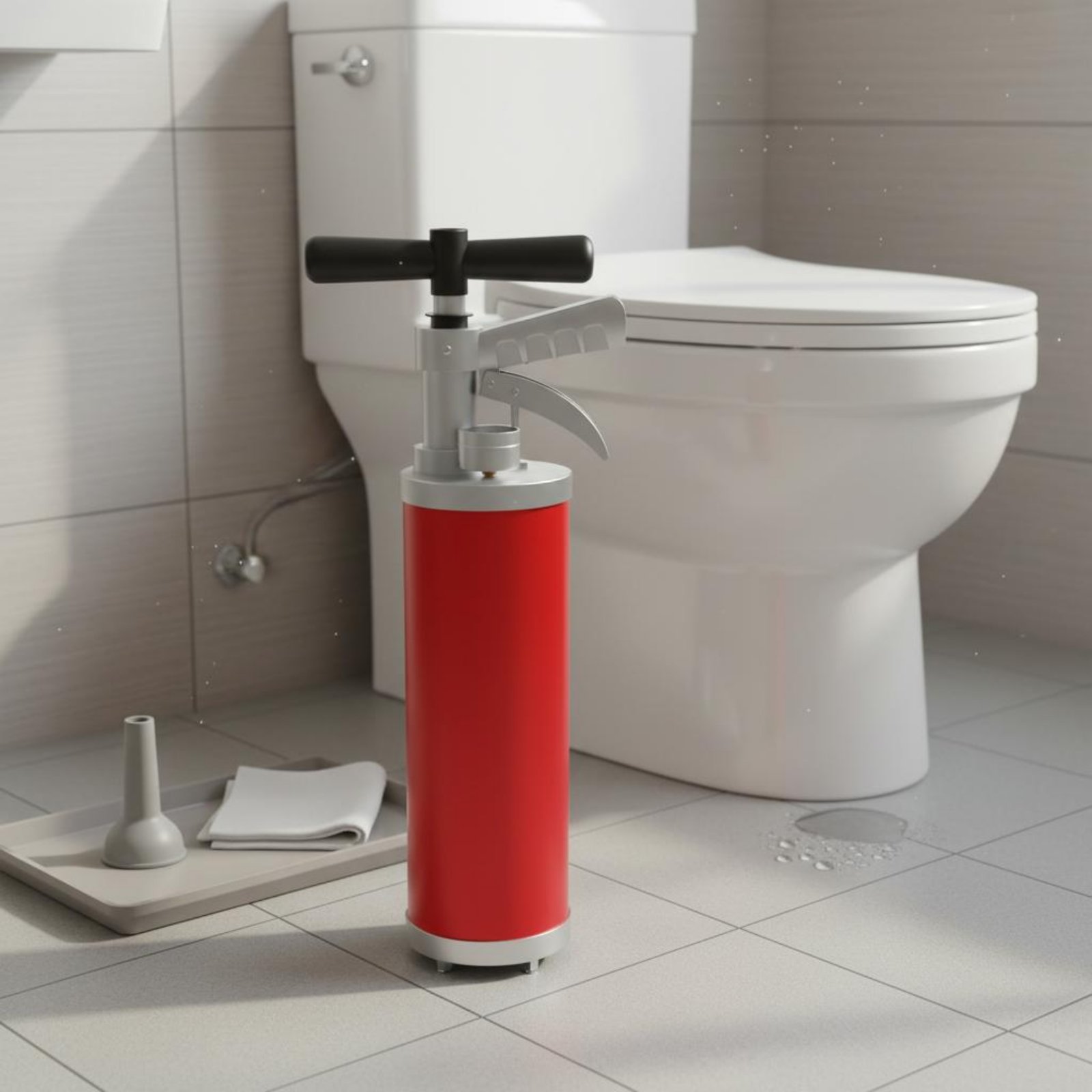 Air Pressure Drain Unclogger Q - огляд і ціна Home Bathroom Pressure Pump