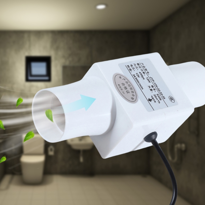12V Quiet Inline Pipe Ventilat - огляд і ціна Home Bathroom Ventilation