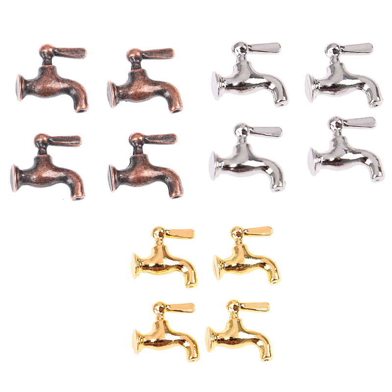 1/2/4/12PCS 1:12 Miniature Met - огляд і ціна Home Bathroom Taps