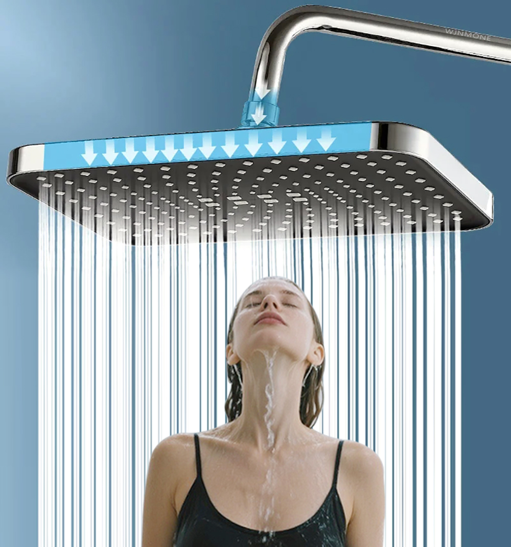 14inch Rainfall Shower Head Ha - огляд і ціна Home Bathroom Taps