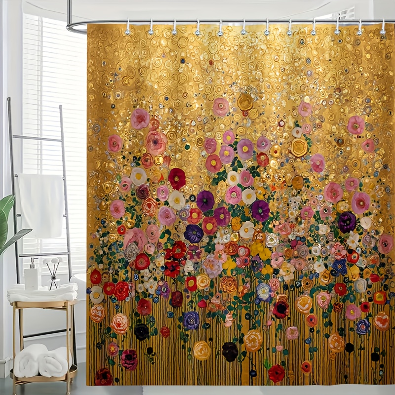 Luxury Gold Floral Print Showe - огляд і ціна Home Bathroom Spa