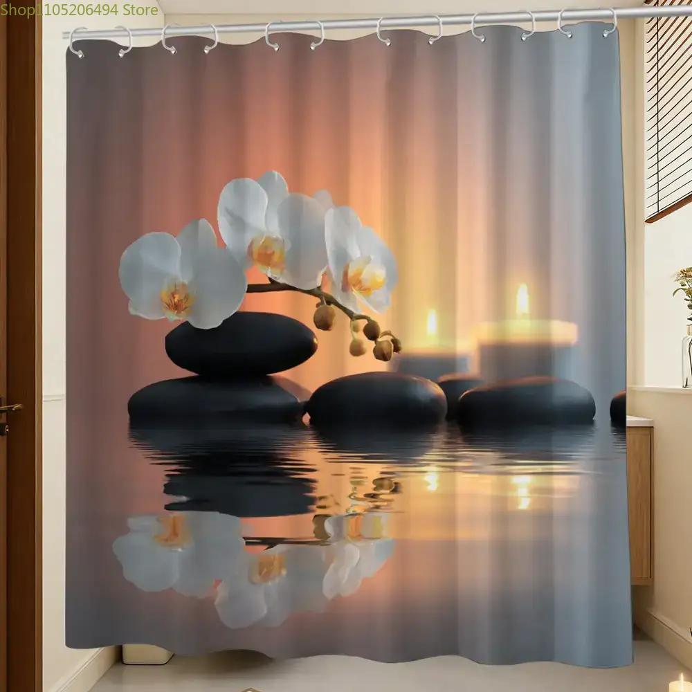 Zen Orchid and Stones Shower C - огляд і ціна Home Bathroom Spa Ideas