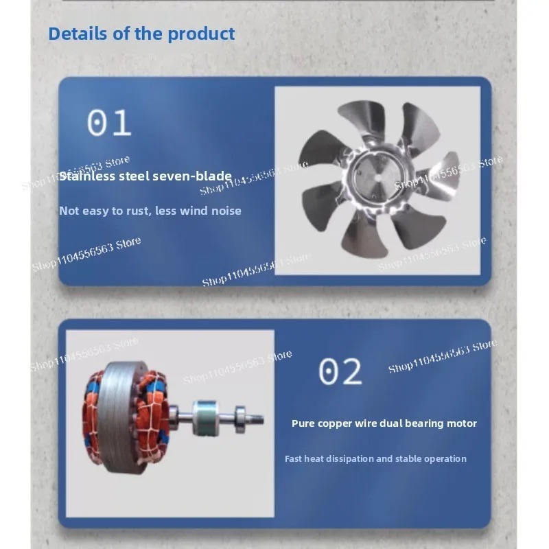 6 7 8 Inch Stainless Steel Kit - огляд і ціна Home Bathroom Ventilation